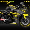 Decal Stiker Yamaha YZF R25 BLACK NEW VR46 PROJECT V1